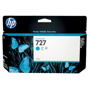 HP 727 130ml Cyan Ink Cartridge