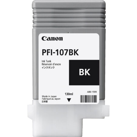 Canon PFI-107BK Black Ink