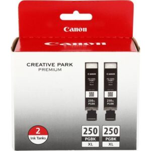 Canon PGI-250xl High Yield Black Ink Cartridge 2-Pack