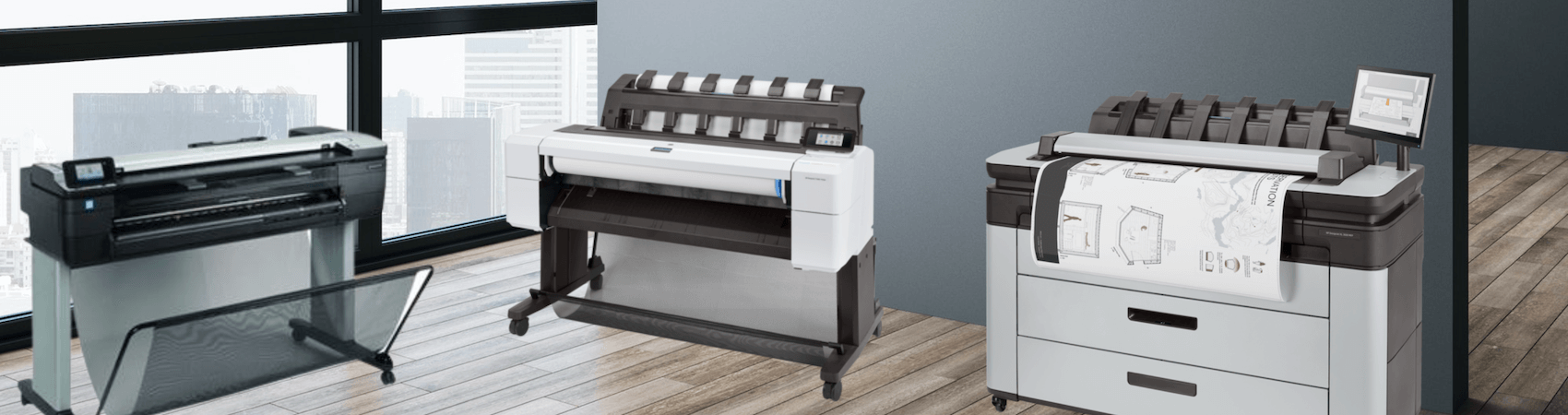 Compact HP DesignJet Printer